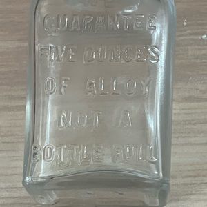 Vintage Alloy Bottle no stopper.